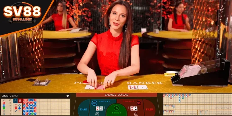 Baccarat - Siêu phẩm Casino SV88 đẳng cấp