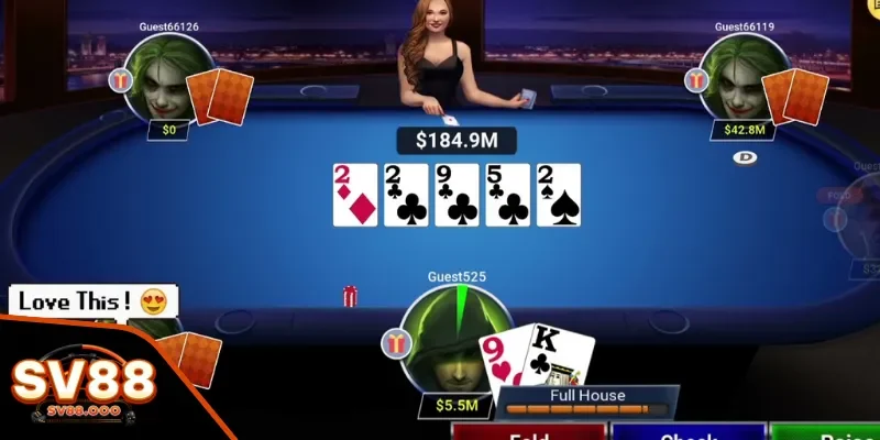 Các vòng cược và cách chia bài Poker Online